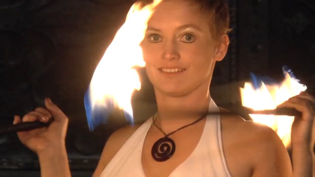 Video: romantische Feuershow