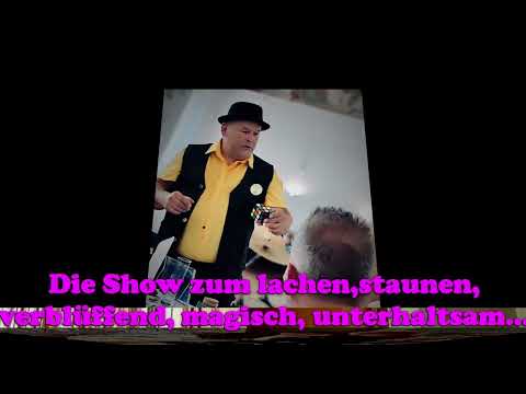 Video: Zaubershow für Erwachsene...Hochzeit, Firmen-Vereinsfeier, Jubiläum, Hotel, Tag der offenen Tür, Altenheim uvm.