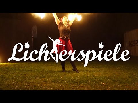 Video: Lichterspiele Feuershow