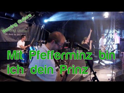 Video: Burning Guitars - Mit Pfefferminz bin ich dein Prinz - Live @ Verler Leben