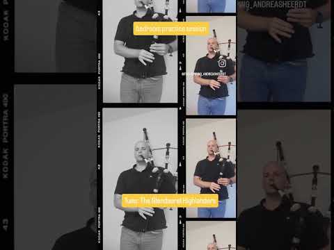 Video: 6/8 Marsch Glendaurel Highlanders - aufgenommen während einer Practice Session