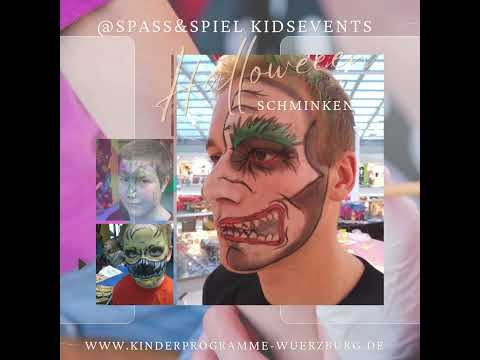 Video: Professionelles Kinderschminken aus Würzburg 