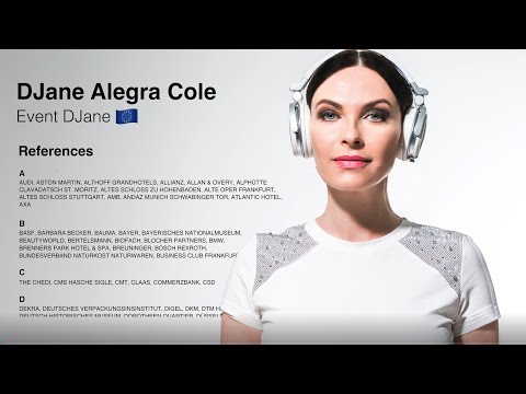 Video: DJane Alegra Cole - DJ Showreel - Event DJane