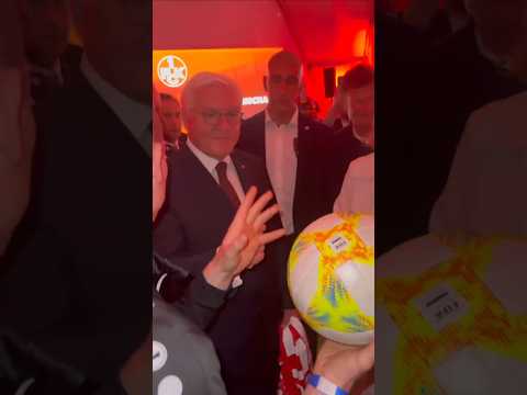 Video: Balldrehen mit Bundespräsident Steinmeier